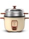 KHIND Rice Cooker 1.8L with Teflon Coated Aluminium Pot, Electric Rice Cooker For Cooking, Stainless Steel and Compact Design, Perfectly Cooked Meals Every Time (RC918T), 2 Year Warranty