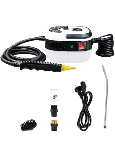 Eacam Handheld Pressurized Steam Cleaner,2500W 220V Handheld High-temperature Portable Steam Cleaning Machine,Cleaning for Couch, Auto, Floor and More