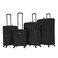 VIPTOUR Set of 4 Light Weight Polyester Jacqard Trolley Luggage With Number Lock 20/24/28/32 Inches