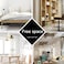 50cm Retro Living Room Iron Round Roman Numeral Mute Decorative Wall Clock &ndash; Vintage Gold (50 cm)