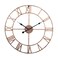 50cm Retro Living Room Iron Round Roman Numeral Mute Decorative Wall Clock &ndash; Vintage Gold (50 cm)