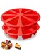 Pcs Silicone Triangle Cake Pan - 8 Cavity Pizza Scone Mold, for Brownies, Muffins, Cheesecake, Cornbread