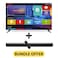40 Inch Edgeless Full HD LED Android Smart TV with Dolby Audio, 60Hz, Paired with 2.0 Channel 30W Soundbar, Bluetooth, USB, FM Radio - LT-40N550+SOUNDBAR