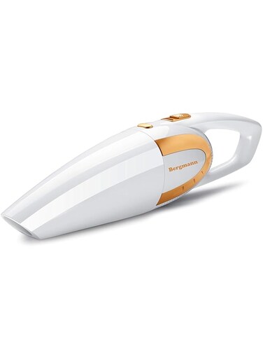 Bergmann Stunner Car Vacuum Cleaner With Stainless Steel Hepa Filter (White),2.5 Liter