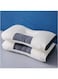 1pc Memory Foam Knitted Cotton Thin Neck Memory Foam Pillow, Pain Relief With Cervical Neck Protection, Sleep Massage Pillow Core, Contoured Support Pillows for Side Back Stomach Sleepers
