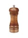 Aputue Pepper Grinder, Grinding Mechanism Salt Mill Refillable, Adjustable Coarseness 5 Inches Wooden Peppermill, Manual Pepper Grinder for Peppercorn, Black Pepper, Salt, Cumin
