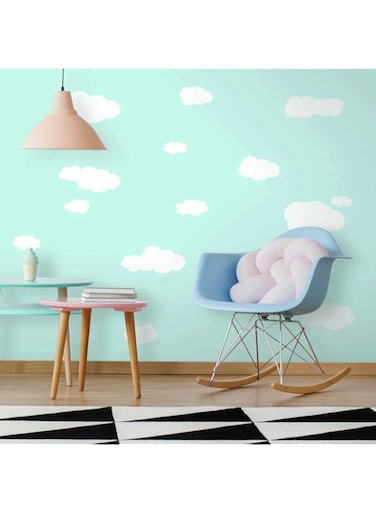 BPA White Clouds Peel And Stick Wall Decals
