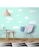 BPA White Clouds Peel And Stick Wall Decals