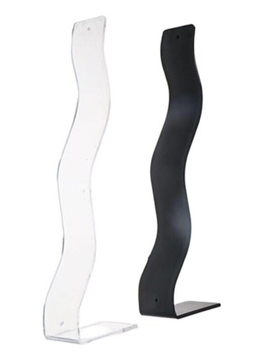 4 Pcs Acrylic Hair Clip Display Stand Barrette Display Stand Holder L-Shaped Hairpin Display Holder Hair Clip Organizer Stand Holder for Teen Girls