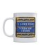 I Love You Printed Mug White/Blue/Beige 350ml