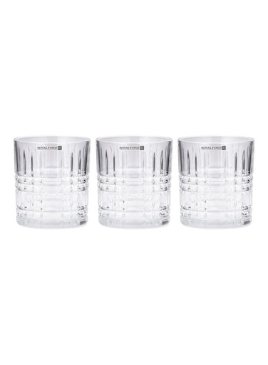 320 ML (10.8 OZ) Transparent Glass Tumbler Set- RF11659 Multi-Purpose, Perfect for Hot and Cold Beverages like Tea, Coffee, Water, Juices Lead-Free Soda Lime Glass Clear