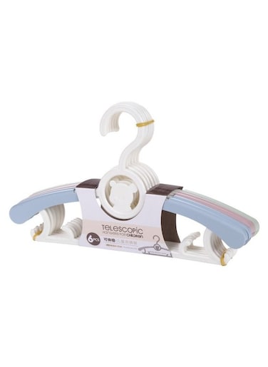 6pcs retractable children's clothes hangers