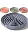 Taki Taki Paws Silicone Slow Feeder Dog Bowl - Improve Digestion - Reduce Gulping, Bloat &amp; Vomiting - Stop Fast Eating - Non Slip and Dishwasher Safe - for All Breed (Charcoal)