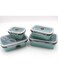 Silicone School Lunch box Set 4 Piece Collapsible with Spoon Lightweight Dishwasher safe Microwave Safe Dual Storage Easy to carry Kids Students