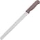 Master 12 Inch Stainless Steel Serrated Bread Knife (Brown)   Commercial Bulk Slicer, KMK040