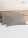 Pure 100% Cotton King Size Pillow Case 50x90 cm Simply Taupe, 400 Thread Count Soft Luxurious Long Staple Cotton Sateen Weave Pillow Cover With 5 cm Hem (Cooling Pillowcase - 2 PC)