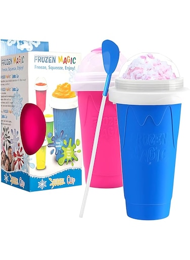 COOLBABY Slushy Cup Maker   Frozen Magic Slushy Maker Cup   Cool Stuff For Teens Tik Tok Made Me Buy It   Slushie Maker Cup, Slushie Cup Maker Squeeze   TikTok Trend Items,Slushie Machine Smoothie Cup