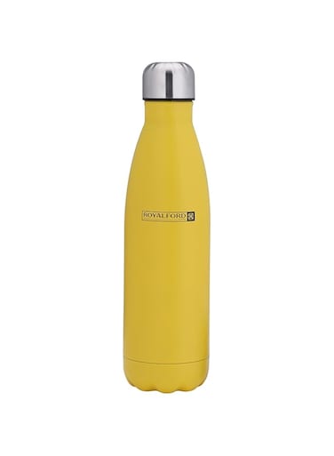 Royalford vacuum bottle, 750ml stainless steel bottle, rf10444 hot &amp; cold leak resistant sports drink bottle vacuum bottle for indoor/outdoor use, multicolor