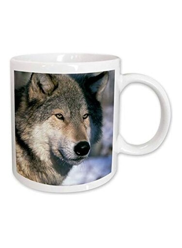 Minnesota Wolf Printed Coffee Mug Multicolour