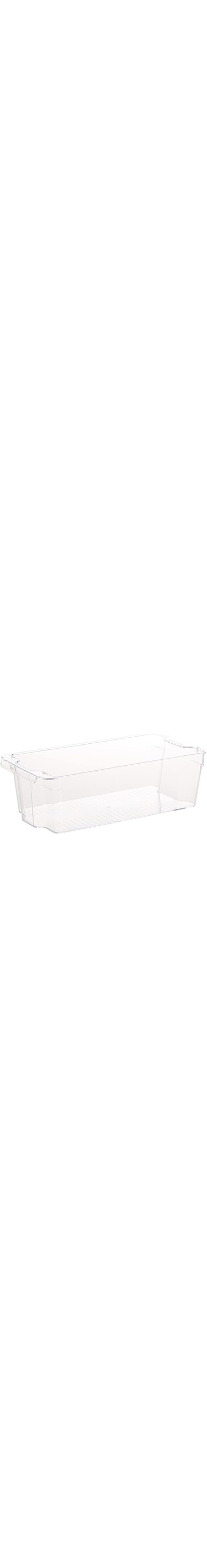Porsima ORGANiZERS Fridge Organizer, Stackable Storage Container with Handles, BPA-free Clear Drawer Organizer for Kitchen and Refrigerator, Practical Organization for Kitchen 33.3x16x10cm