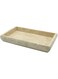 Creative Home Guest Towel Tray, Countertop Organizer, Jewelry Perfume Tray, Beige, 5.3" L x 9.3" W x 1.6" H, 32403