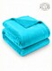 Linen Klub Single Micro Fleece Flannel Blanket 260 GSM Super Plush and Comfy Throw Blanket Size 150 x 200cm Turquoise