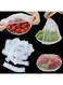 Nanaborn Fresh Keeping Bags 200pcs with Elastic Disposable Shrinkable Food Storage Covers for Kitchen Bowl/Plates