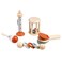 Wooden Baby Hand Grip Bells Rattles Musical Instruments Toddler Early Learning Pacifying Bed Bells Toys &ndash; 5 Pcs/Set