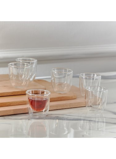 Box Sip Savor 6-Piece Double Wall Kahwa Cup Set 70 ml