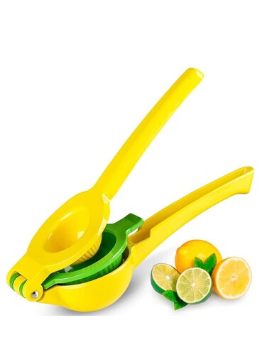 Squeezer - New Top Metal Citrus Juicer/Lime, Robust Design, Anti-corrosion, and Dishwasher Safe, Faster, More Efficient Juicing
