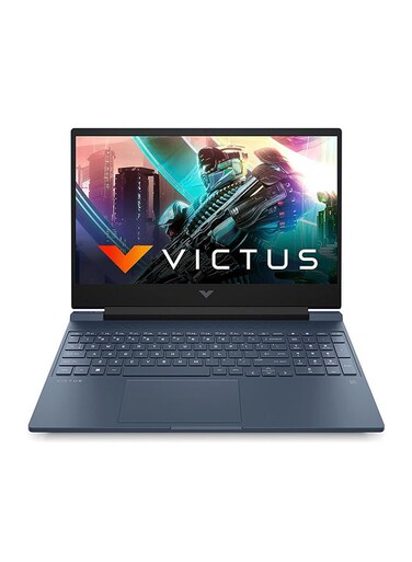 HP Victus Gaming laptop 16-inch FHD IPS 144Hz Display, Intel Core i7-13700H, 16GB RAM, 512GB SSD, 6GB Nvidia RTX 3050, RGB Backlit- Eng KB, Blue ,Dos ( No Windows )