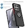 Kickstand Case for Honor X7c 2024, Compatible for Honor X7C Case with Ring Holder Stand, Slim Magnetic Phone Cover Shockproof Protective Case for Honor X7c (Blue)