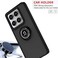 Kickstand Case for Honor X7c 2024, Compatible for Honor X7C Case with Ring Holder Stand, Slim Magnetic Phone Cover Shockproof Protective Case for Honor X7c (Blue)
