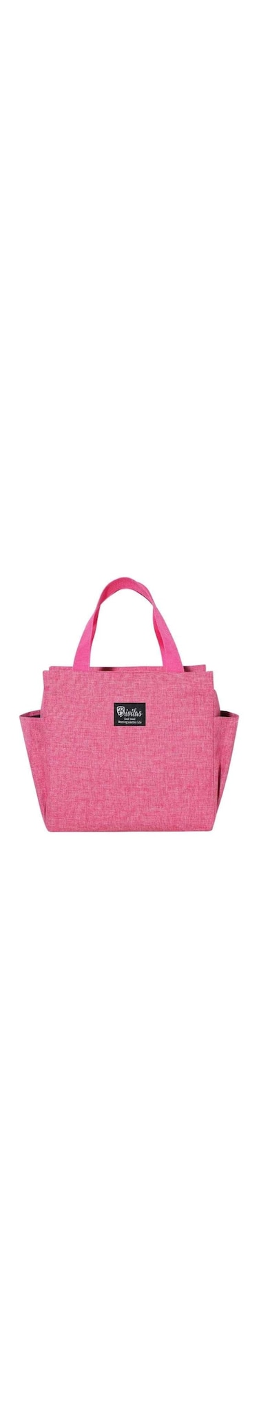 SK Booster Lunch Box Sack, Lunch Pack with Protected Material for Ladies, Man, Office, School, School, Ocean side, Outing, Fishing, Climbing, Travel, Cooler Handbag (Blue, Black, Pink) (Pink) (Pink)