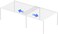 Expandable Storage Rack, Spice Racks Set of Kitchen Countertop Organizer Shelf, Cabinet Shelf Organizers Storage Rack Space Riser, Pantry Cupboard Shelf Home Organization and Storage ( White )
