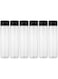 ATK_Glass bottles with lids-clear sensory water bottle-Small Glass Bottle-Glass cylinder bottle-water bottles Glass-bulk water bottles reusable-bottles for juice. (800 ML)