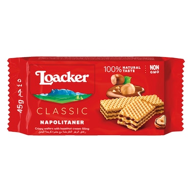 Loacker Classic Napolitaner Wafer, 45g