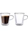 BLACKSTONE DOUBLE WALL GLASS TUMBLER CUPS DH607 250ML 2 PCS