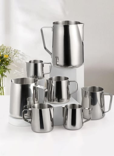 Milk Creamer Frothing Pitcher Stainless Steel Coffee Cup Jug Latte Espresso Steaming Cappuccino Cup