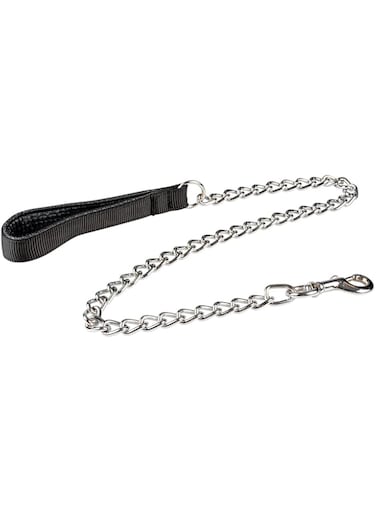 duvoplus Duvo+ Lead Chain Padded Handle 100cm - 4mm Color - Black