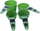 Art 4Pcs Polypropylene Measuring Cup Set, Pesto Green