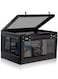 2 Lock Stackable Clear Large Capacity Home Office Lock Box, Medication Lockable Container, Safe Locking Box, Medicine Storage Box Bin, Refrigerator Storage Organizer for Home School Office Safety