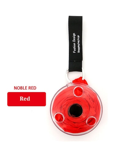 Reusable Portable Folding Telescopic Disc Storage Bag Red/Black
