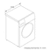 Siemens iQ300 Front Loading Washer 9kg With Dryer 6kg White WN44A2X0GC