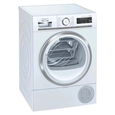 Siemens iQ700 Front Loading Heat Pump Tumble Dryer 9kg White WT47XKH1GC