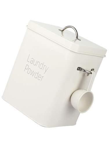 YARNOW 1 Set Storage Bucket Powder Laundry Detergent Container Rice Container Flour Dispenser Laundry Powder Pet Food Container Rice Dispenser Household Food Container Rice Bucket White