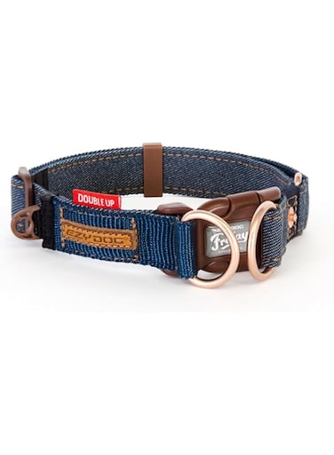 EzyDog ED Collar Double Up Collar S Denim