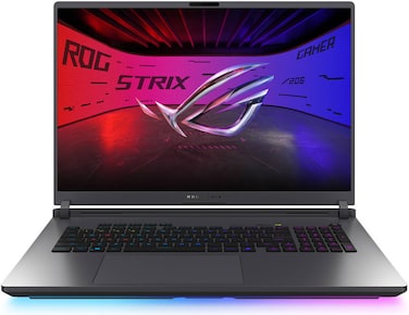 Asus ROG Strix G18 Gaming Laptop, Intel Core Ultra 9-275HX, 32GB RAM, 1TB SSD, 18-Inch WQXGA IPS, 16GB NVIDIA GeForce RTX 5080 Graphic Card, Windows 11 Home, Eclipse Grey, G815LW