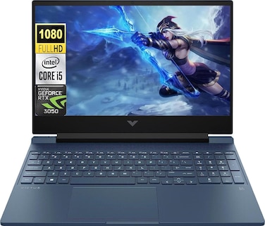HP Victus 15.6" FHD 144Hz Gaming Laptop, Core i7-13700H Processor, NVIDIA GeForce RTX 4050 6GB, 32GB RAM 1TB SSD, Backlit Keyboard, Bluetooth, HDMI, Webcam, Windows 11 Home, Blue (Upgraded)