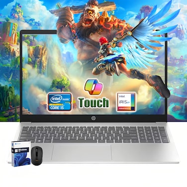 HP Pavilion 15.6&#39;&#39; Touchscreen Laptop - 10-Core 13th Gen Intel Core i5-1335U - 1080p - 32GB RAM - 1TB PCIe SSD - Windows 11 - Intel Iris Xe Graphics - With HDMI Cable (Upgraded)